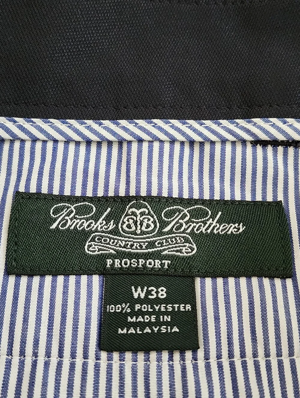 Brooks Brothers Shorts Men's 38 Navy Blue Prosport Pleated Front
